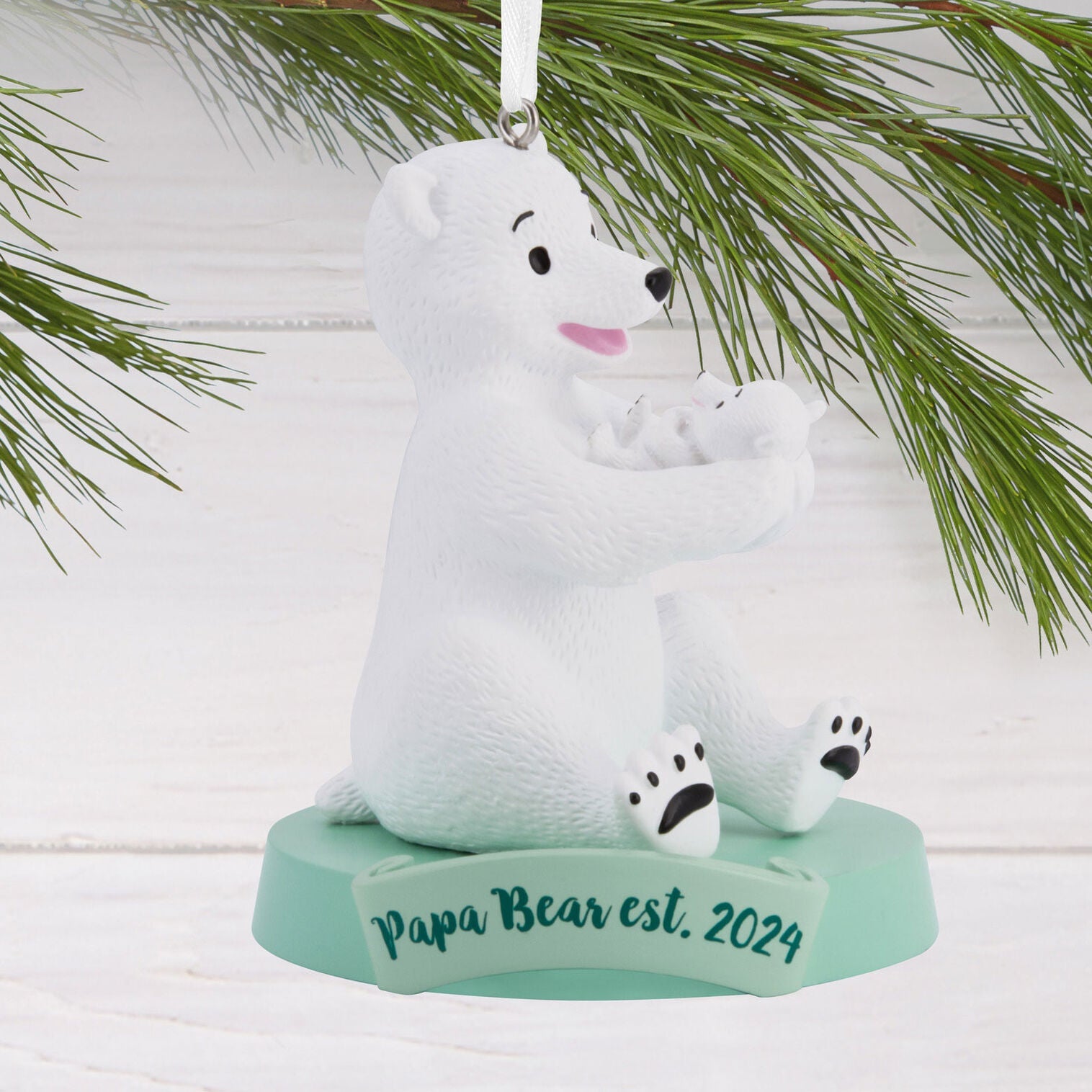 Papa Bear New Dad 2024 Hallmark Ornament