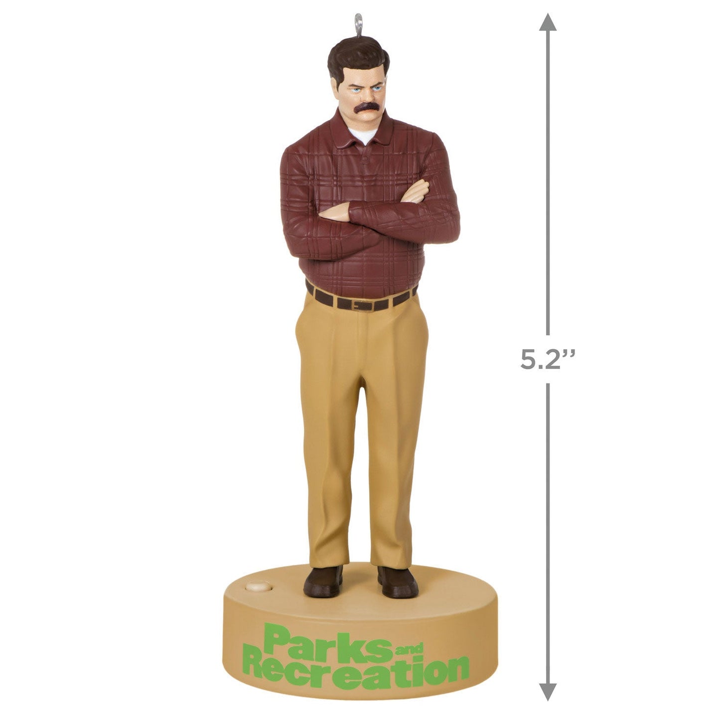 Parks and Recreation Ron Swanson, 2023 Keepsake Ornament With Sound