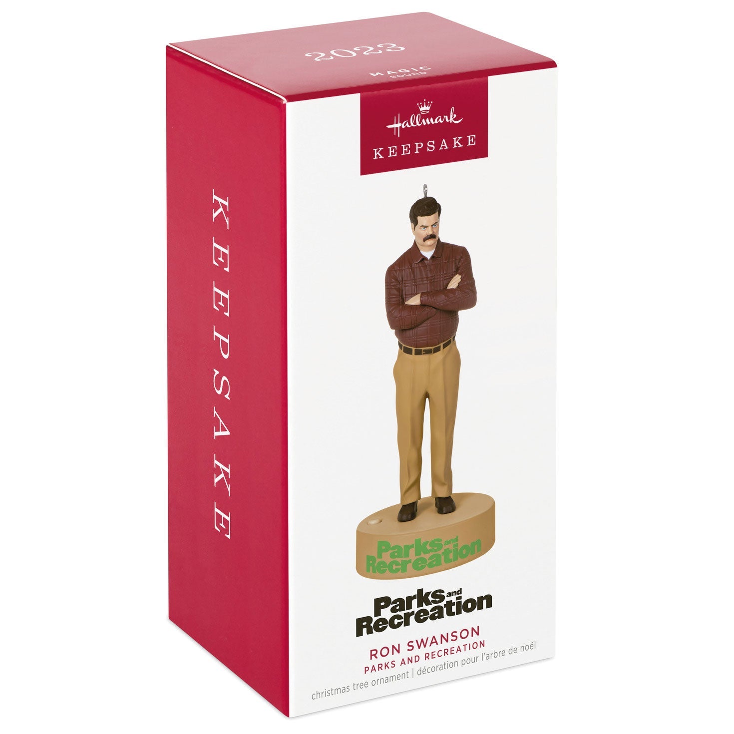 Parks and Recreation Ron Swanson, 2023 Keepsake Ornament With Sound