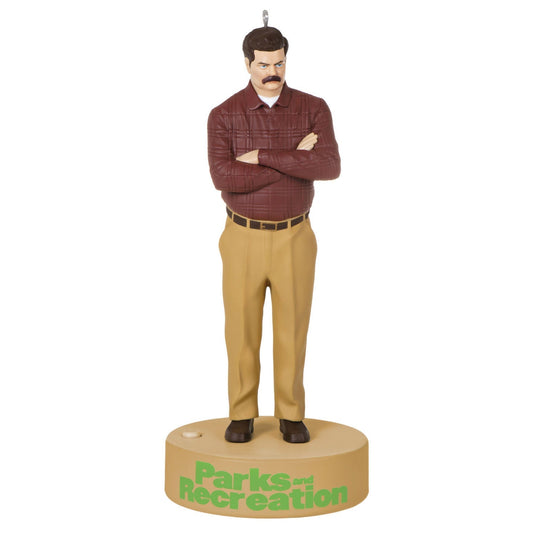 Parks and Recreation Ron Swanson, 2023 Keepsake Ornament With Sound