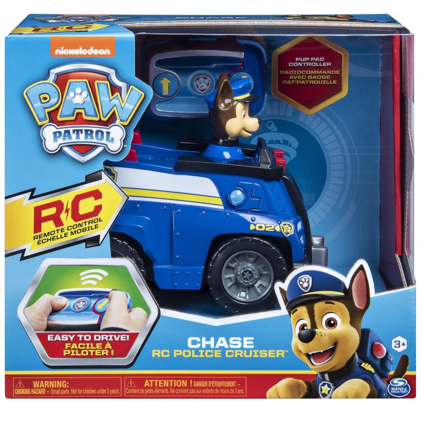 Paw Patrol Chase with Remote Control Police Cruiser