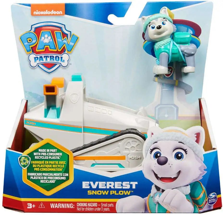 PAW Patrol Everest Figurine with Snow Plow