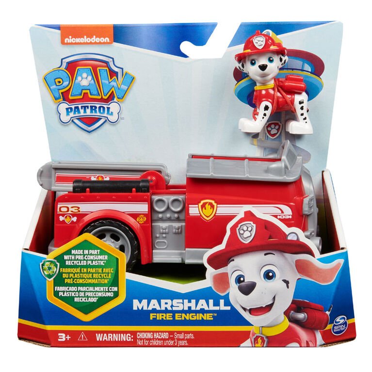 PAW Patrol Marshall Figurine with Firetruck