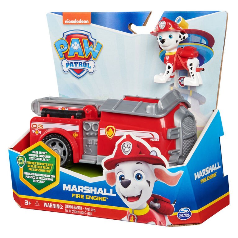 PAW Patrol Marshall Figurine with Firetruck