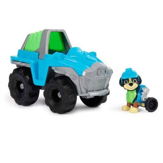 PAW Patrol Rex Figurine with Dinosaur Rescue Vehicle