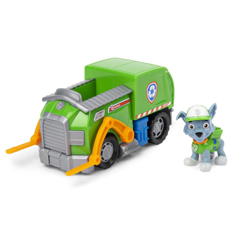 PAW Patrol Rocky Figurine with Recycle Truck