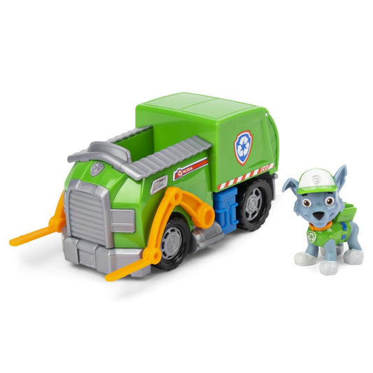 PAW Patrol Rocky Figurine with Recycle Truck