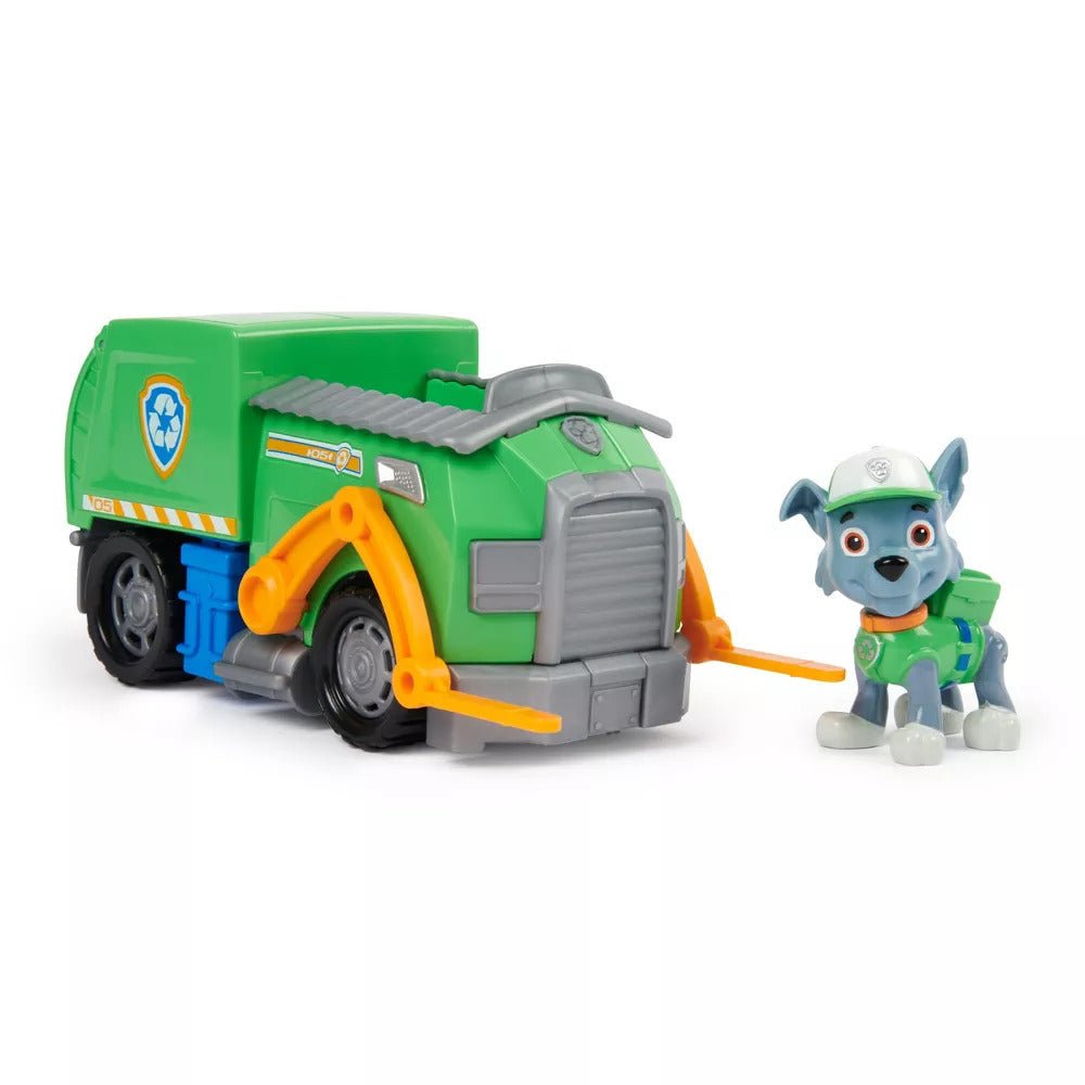 PAW Patrol Rocky Figurine with Recycle Truck