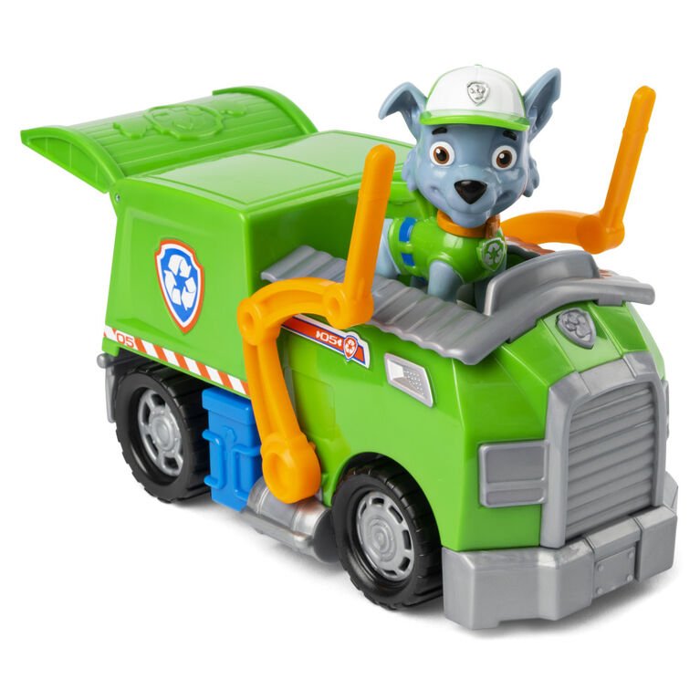 PAW Patrol Rocky Figurine with Recycle Truck