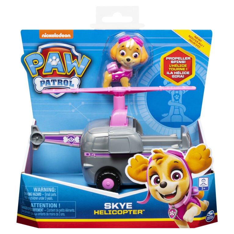 PAW Patrol Skye Figurine with Helicopter