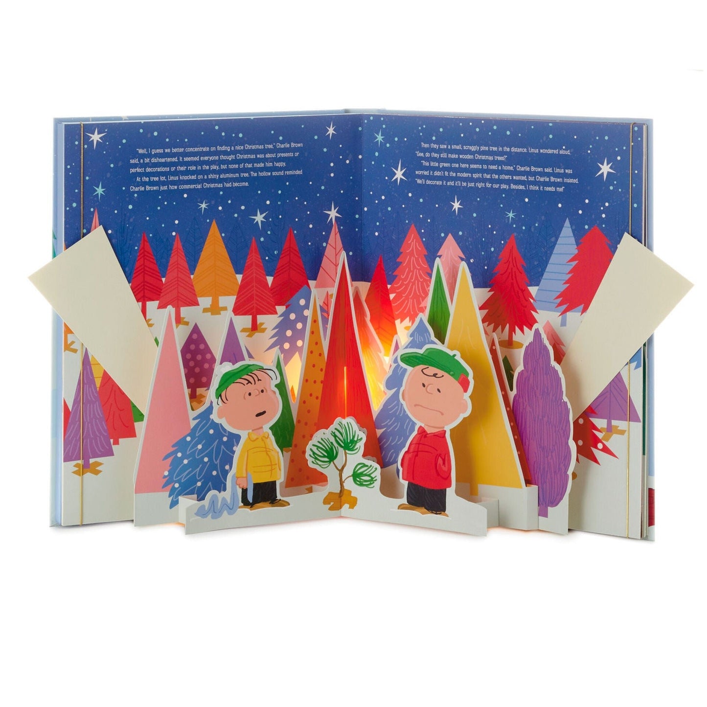 Peanuts?« A Charlie Brown Christmas Large Lighted Pop - Up Book With Sound