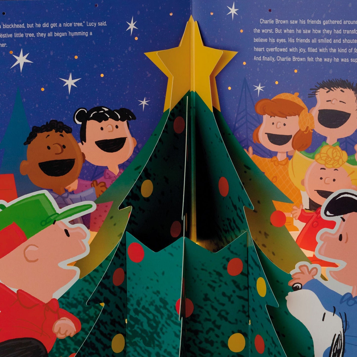 Peanuts?« A Charlie Brown Christmas Large Lighted Pop - Up Book With Sound