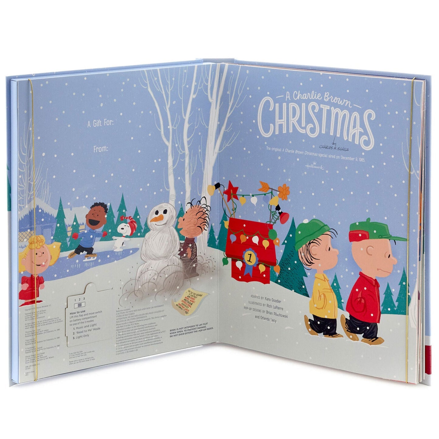 Peanuts® A Charlie Brown Christmas Pop - Up Book With Light and Sound