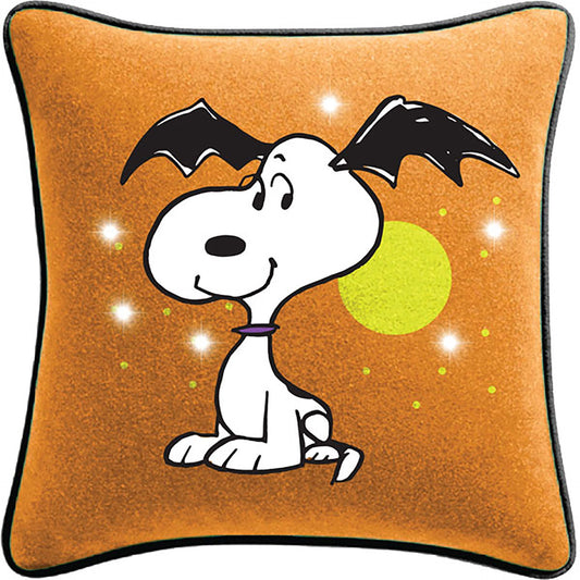 Peanuts® Batty Snoopy Light-Up Pillow, 16.5x16.5