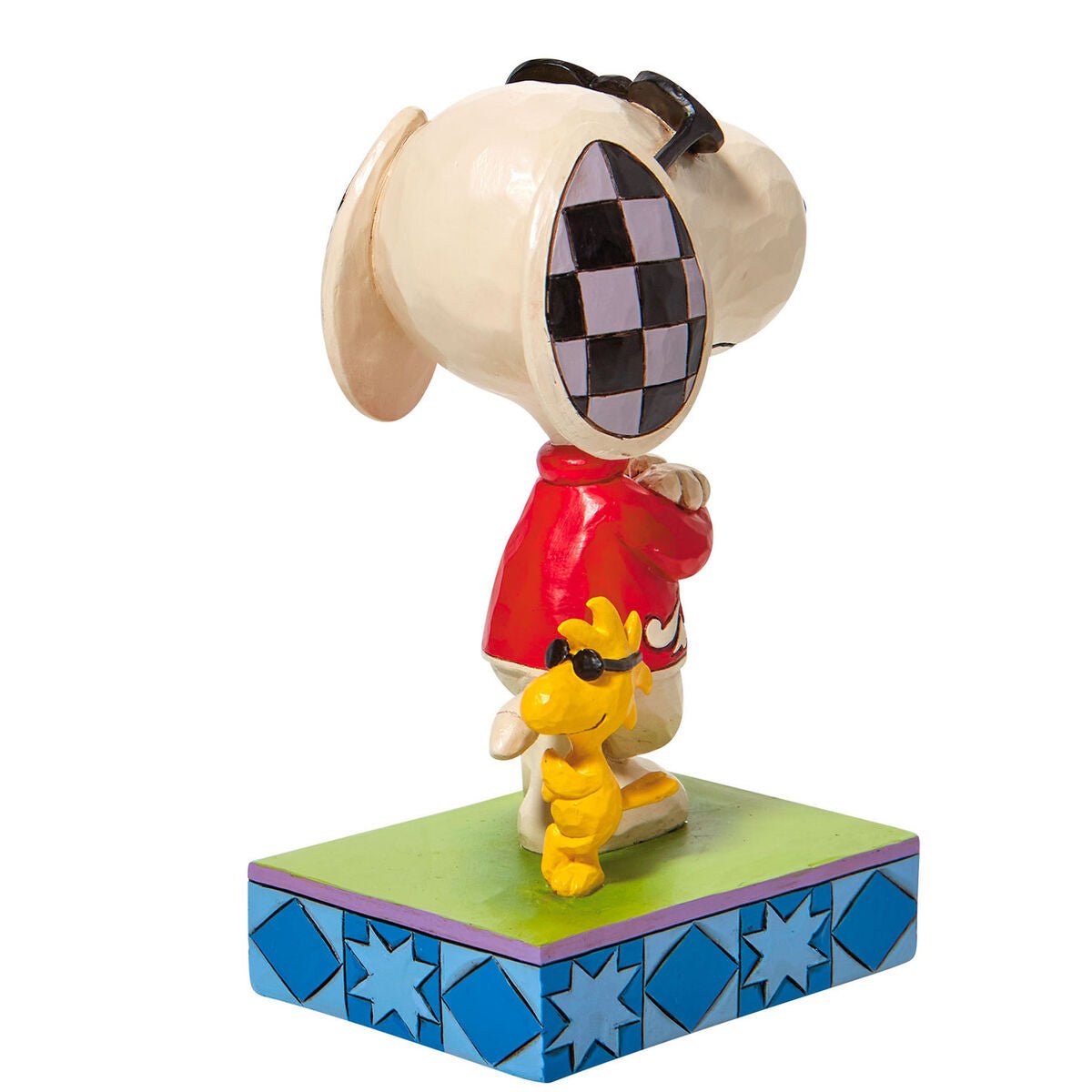 Peanuts by Jim Shore "Cool Pals" Joe Cool and Woodstock Figurine, 5" H