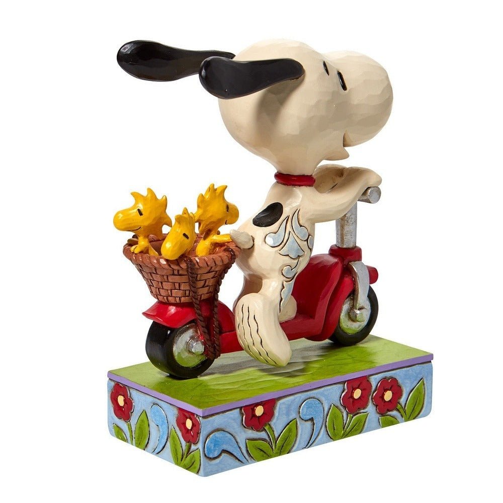 Peanuts by Jim Shore Snoopy Riding Scooter Figurine