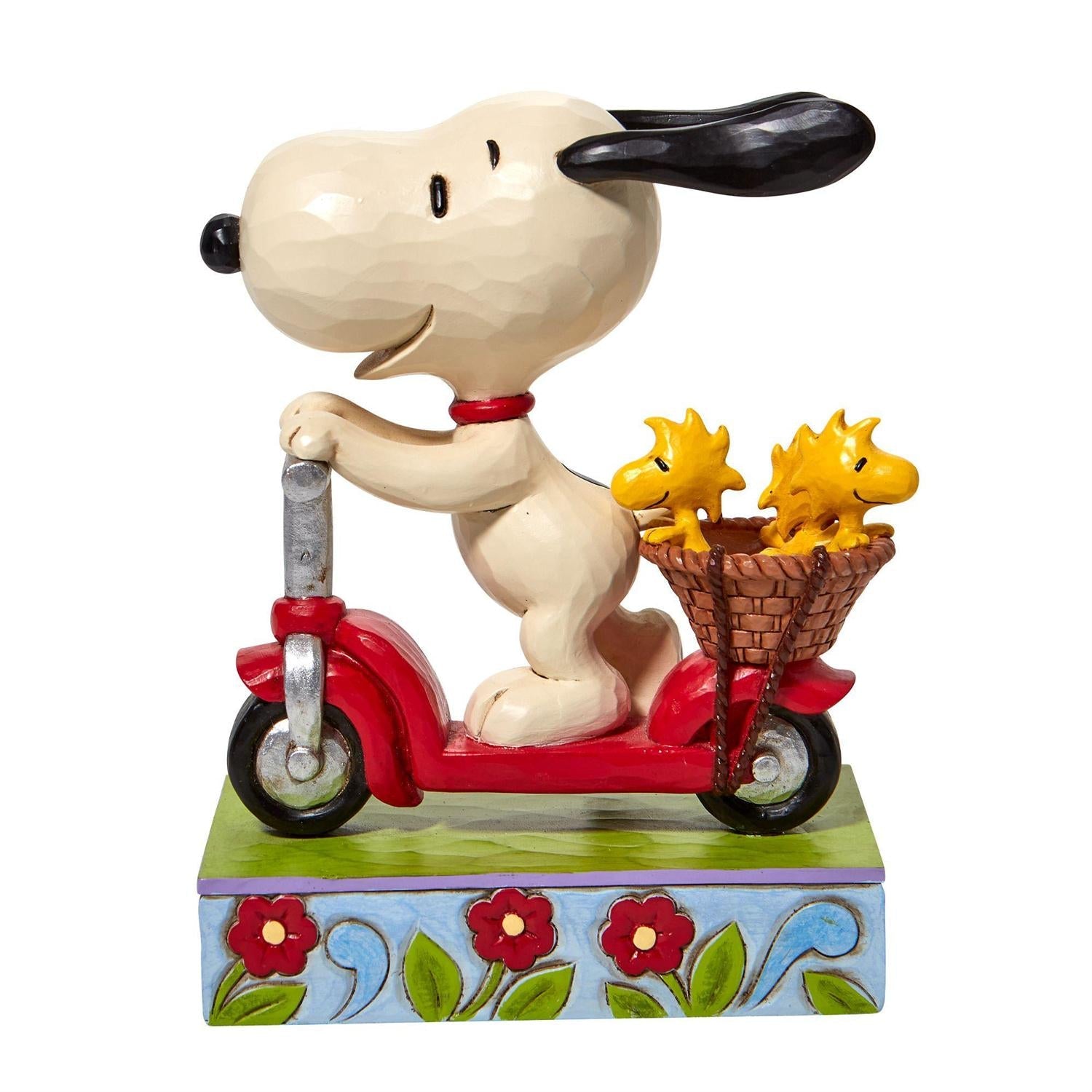 Peanuts by Jim Shore Snoopy Riding Scooter Figurine