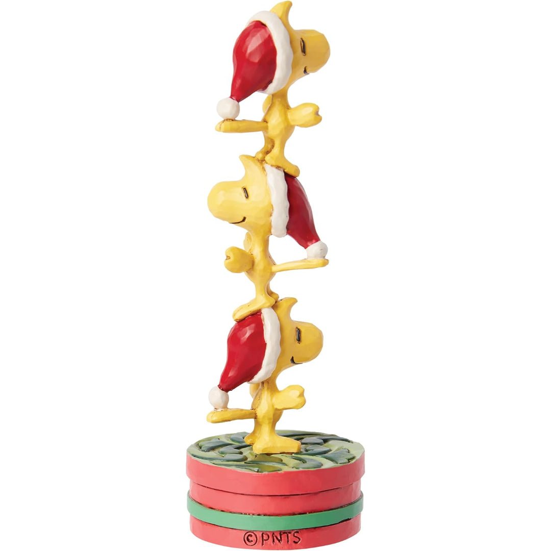 Peanuts by Jim Shore Stacked Woodstocks Miniature Figurine, 4.13"