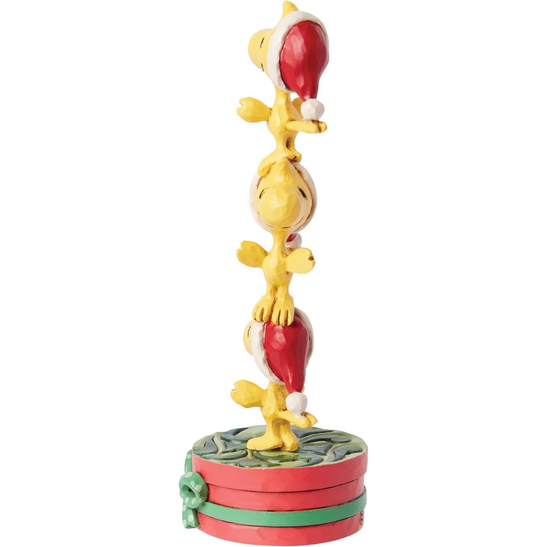 Peanuts by Jim Shore Stacked Woodstocks Miniature Figurine, 4.13"