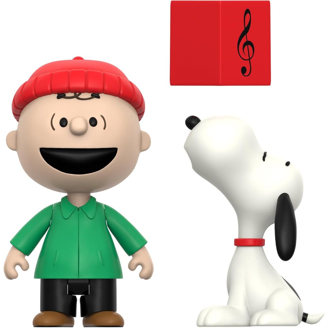 Peanuts Charlie Brown and Snoopy Caroling - (2 Pack) 3.75"