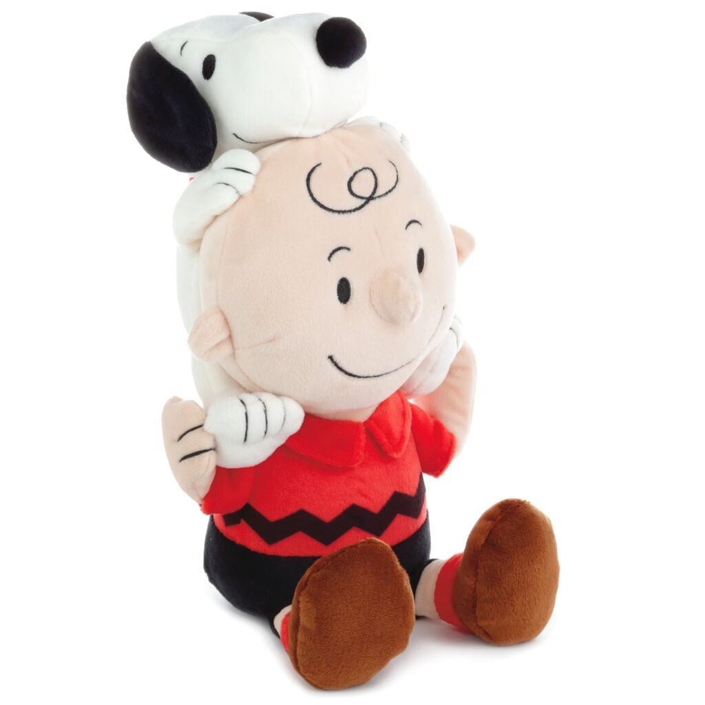 Peanuts Charlie Brown and Snoopy Together Plush , 9"