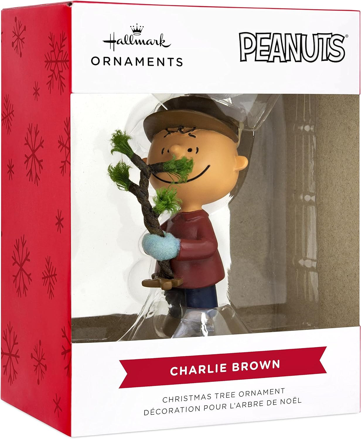 Peanuts Charlie Brown Christmas with Tree Hallmark Ornament