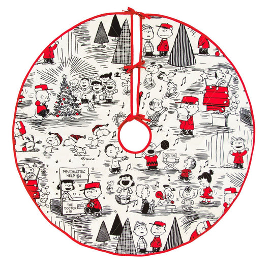 Peanuts® Fabric Hallmark Tree Skirt, 40"