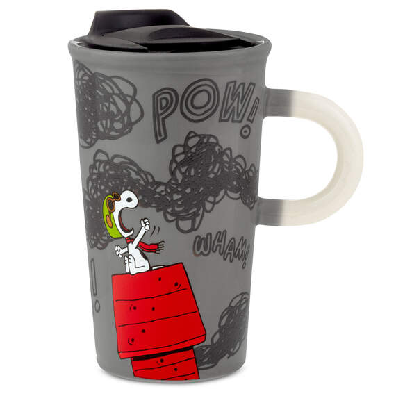 Peanuts® Flying Ace Snoopy Color Changing Travel Mug, 16 oz.