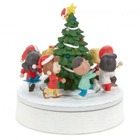 Peanuts® Gang Around the Christmas Tree Musical Figurine