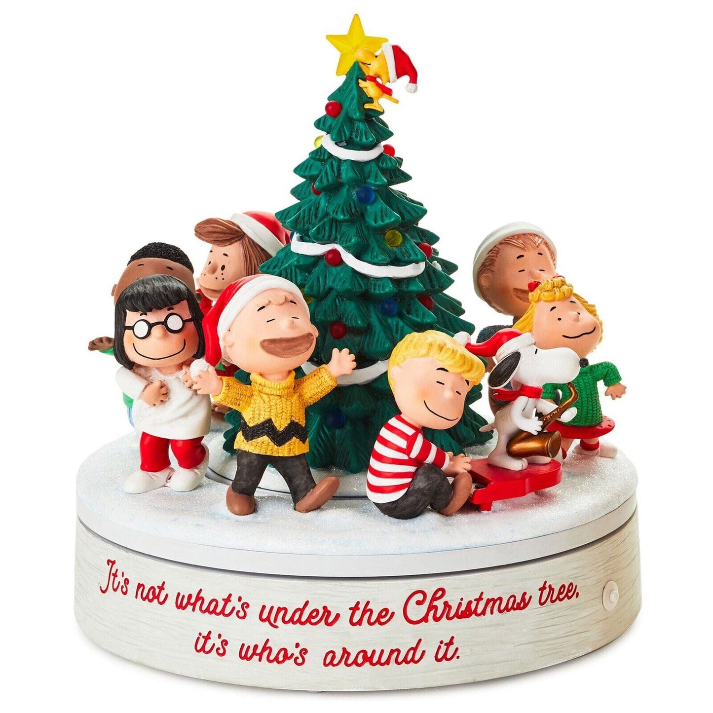 Peanuts® Gang Around the Christmas Tree Musical Figurine