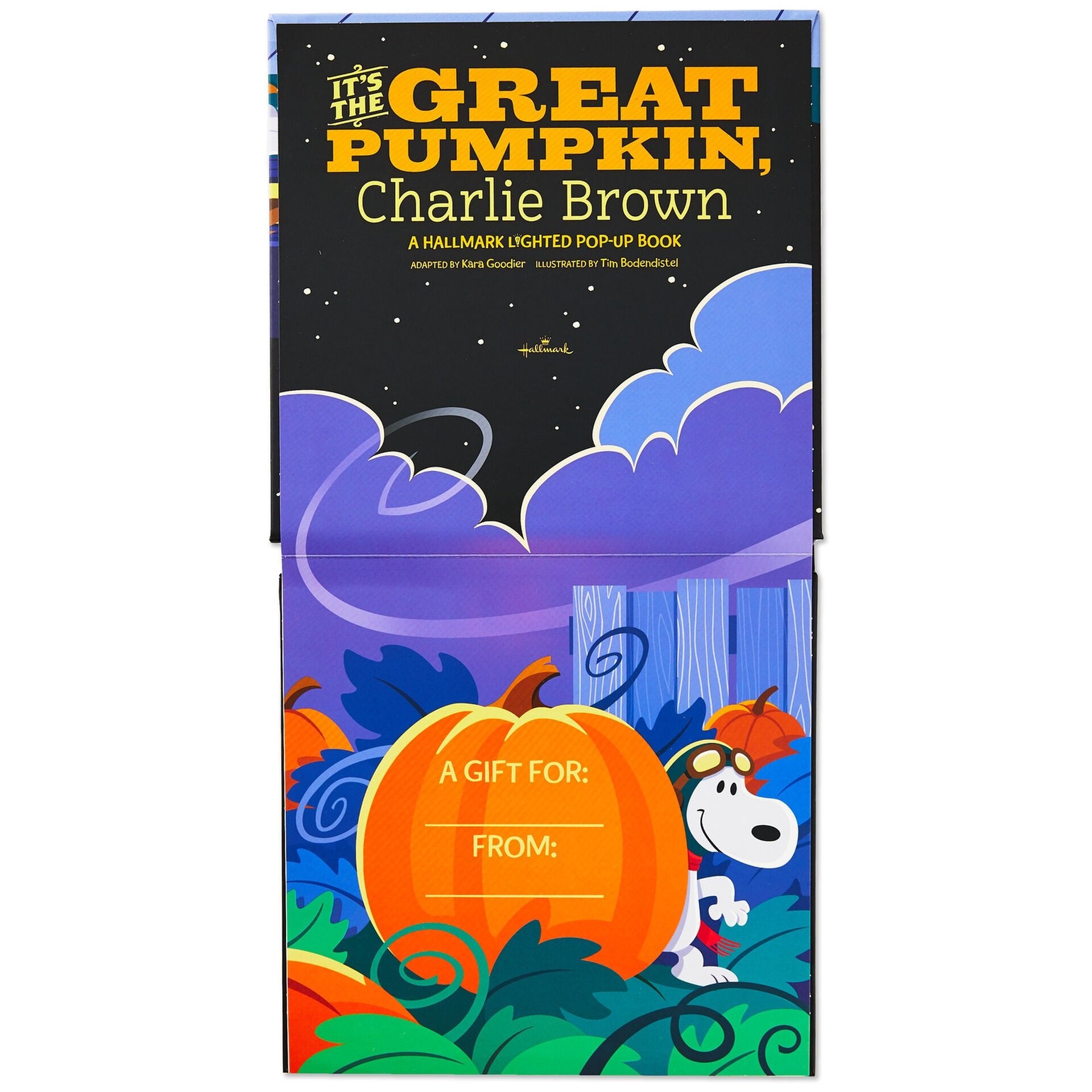 Peanuts® It's the Great Pumpkin, Charlie Brown Lighted Pop - Up Book