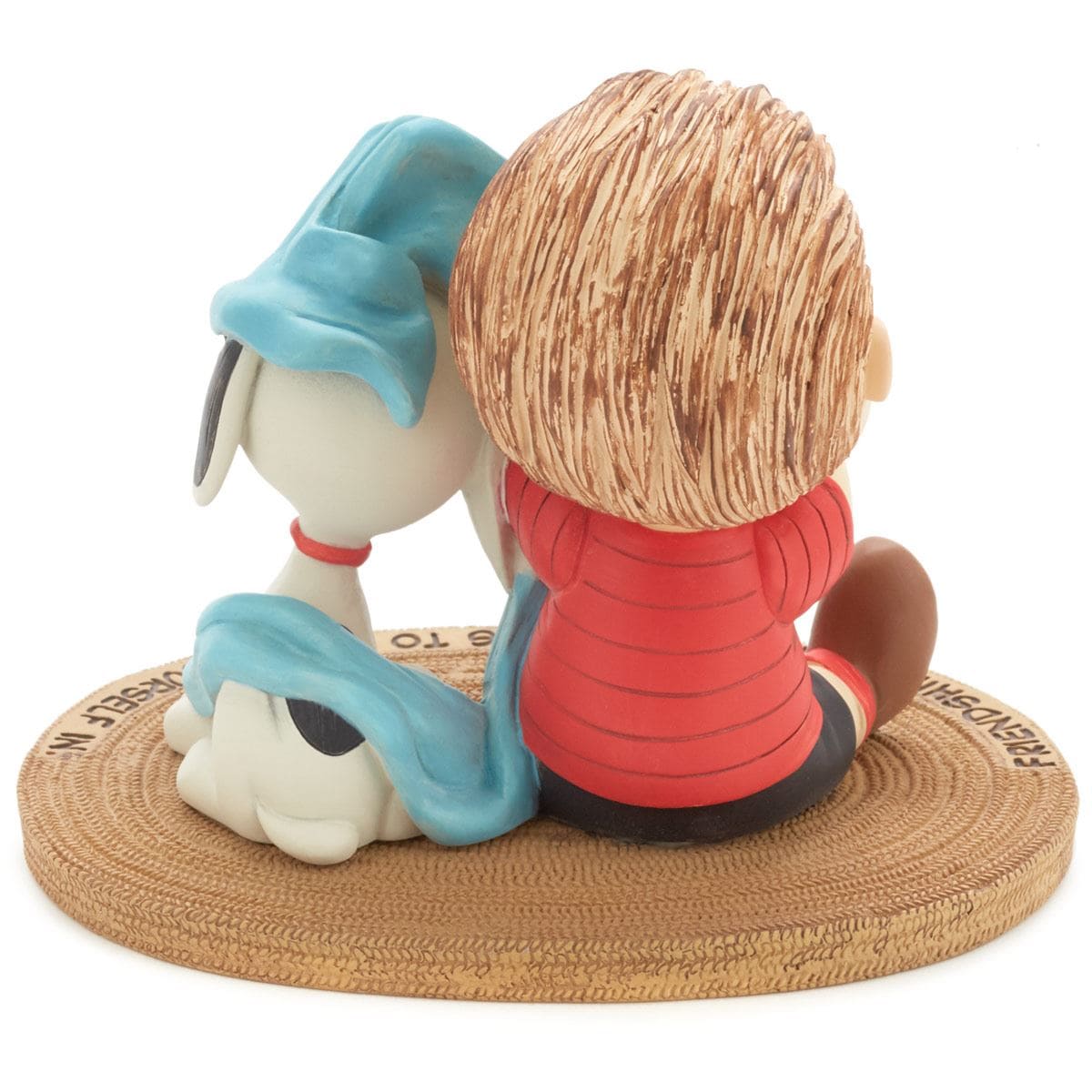 Peanuts Linus and Snoopy Wrapped in Friendship Mini Figurine