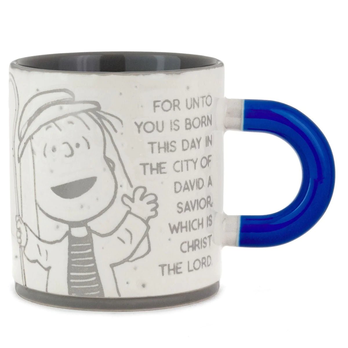 Peanuts Linus Nativity Speech Speckled Christmas Coffee Mug, 16 oz