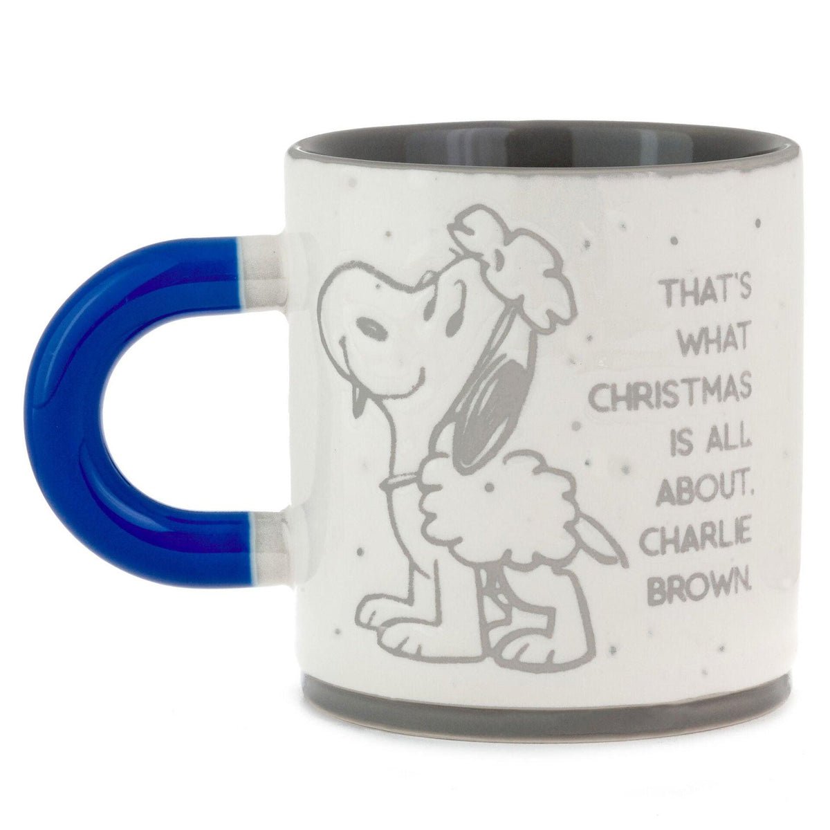 Peanuts Linus Nativity Speech Speckled Christmas Coffee Mug, 16 oz
