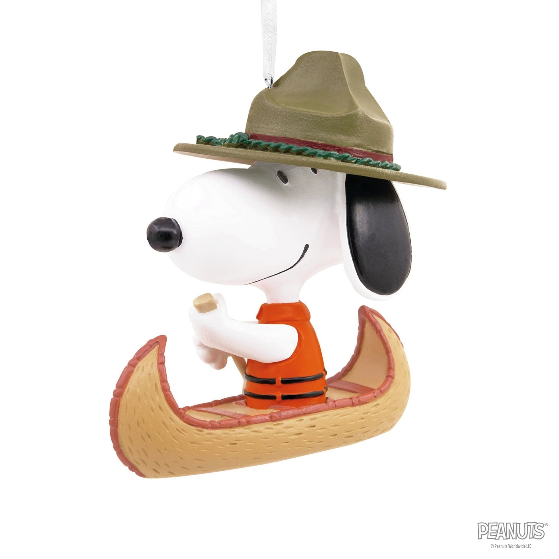 Peanuts Snoopy in Canoe Hallmark Ornament