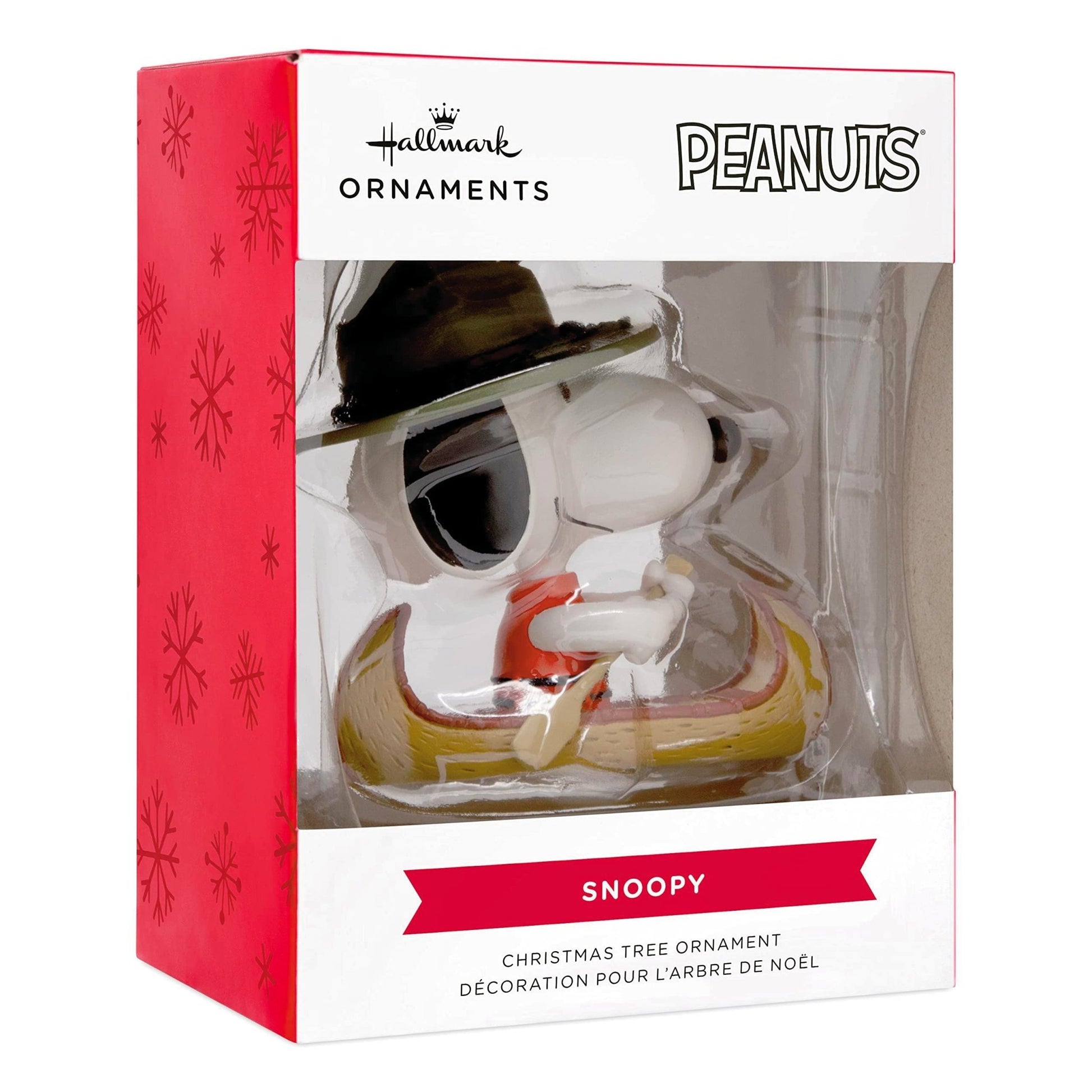 Peanuts Snoopy in Canoe Hallmark Ornament