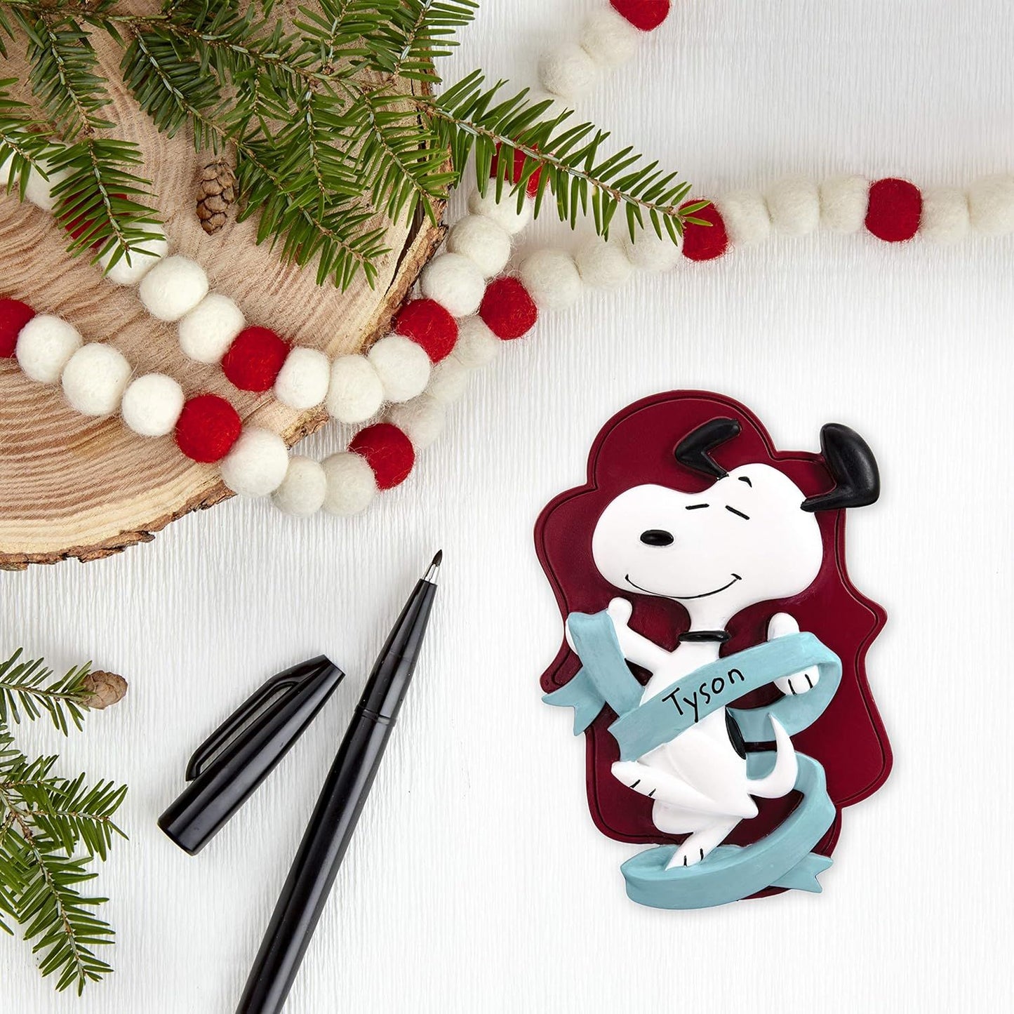 Peanuts Snoopy Personalized Hallmark Ornament