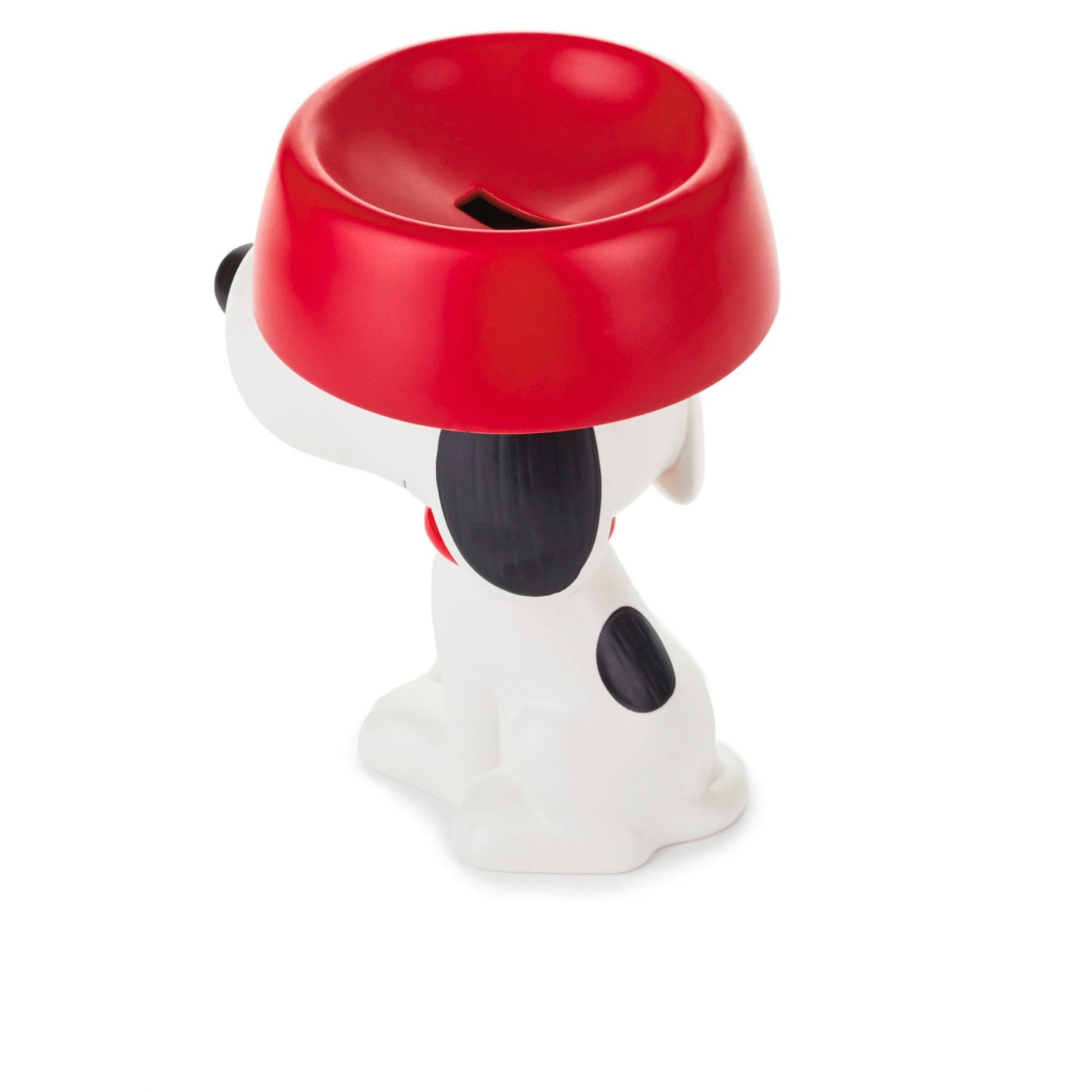 Peanuts Snoopy With Dog Dish Ceramic Coin Bank
