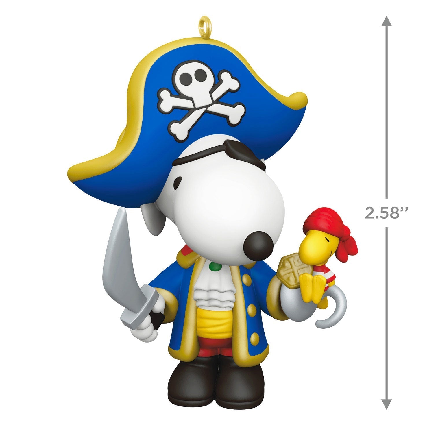 Peanuts Spotlight on Snoopy Pirate Snoopy #26, 2023 Keepsake Ornament