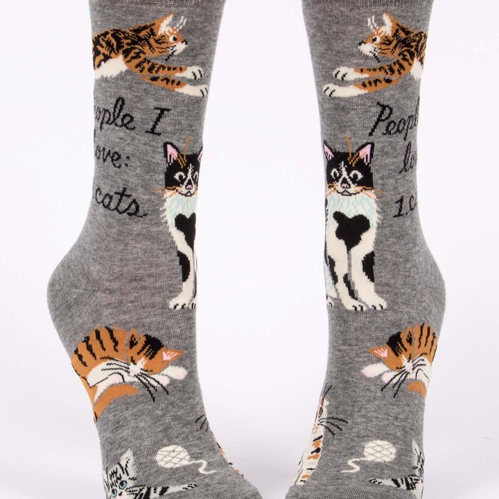 People I Love: Cats Crew Socks