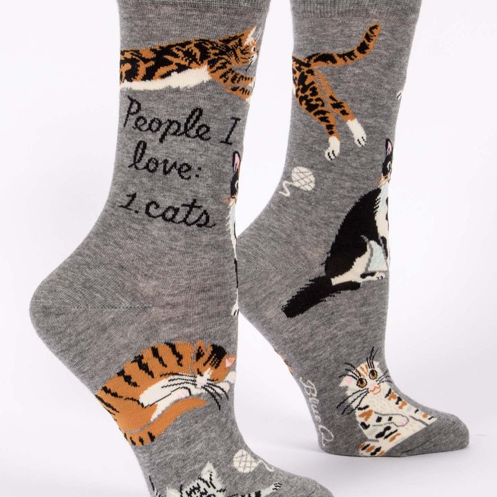 People I Love: Cats Crew Socks