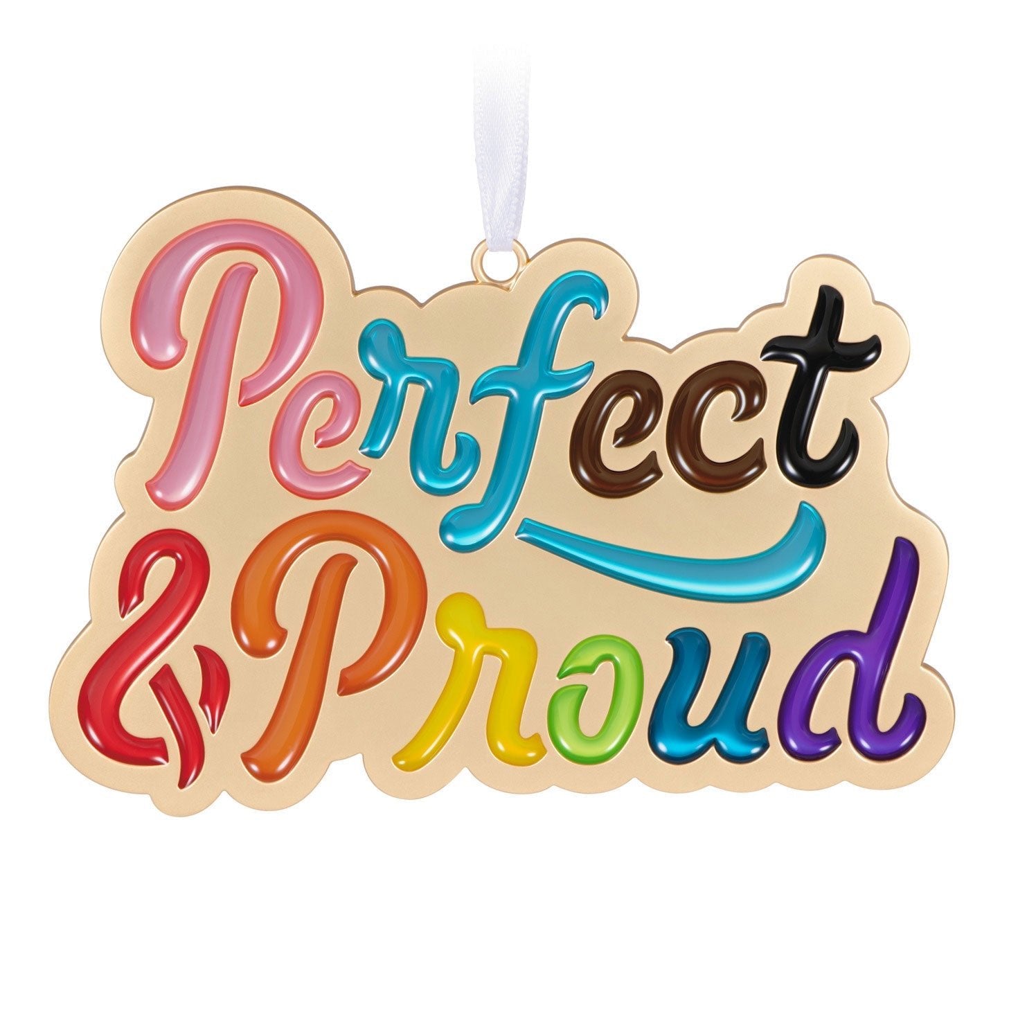 Perfect & Proud Metal 2024 Keepsake Ornament