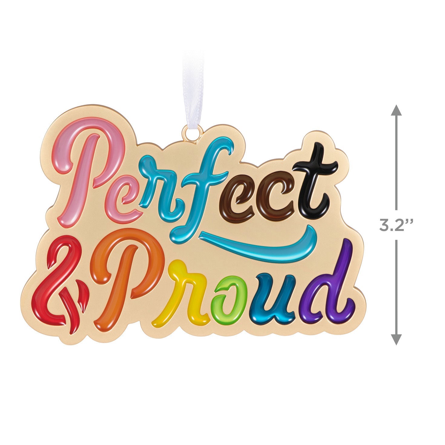 Perfect & Proud Metal 2024 Keepsake Ornament