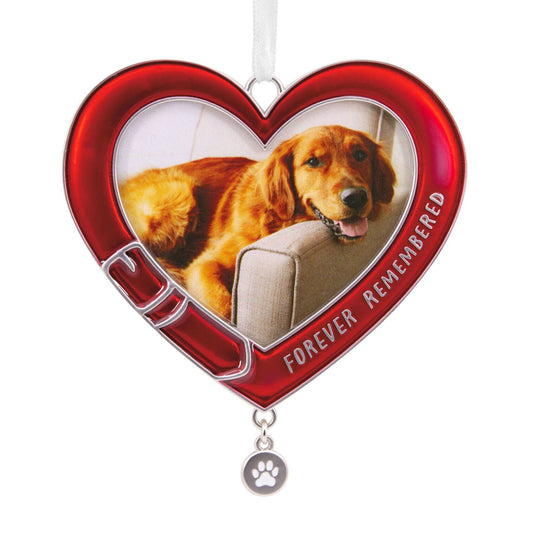 Pet Memorial Metal Photo Frame Hallmark Ornament