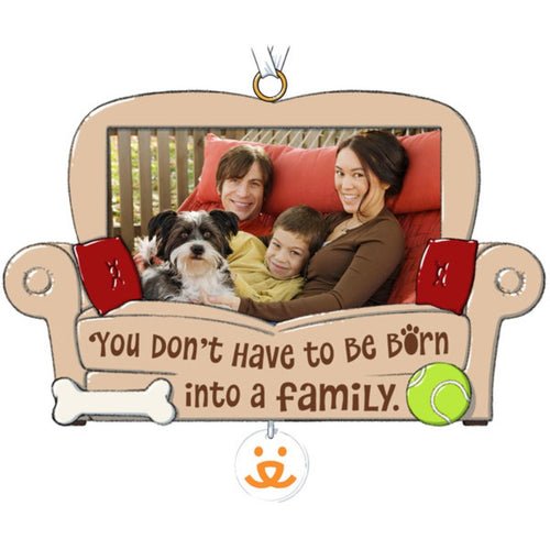 Pets Adopted Family Couch Picture Frame Hallmark Ornament