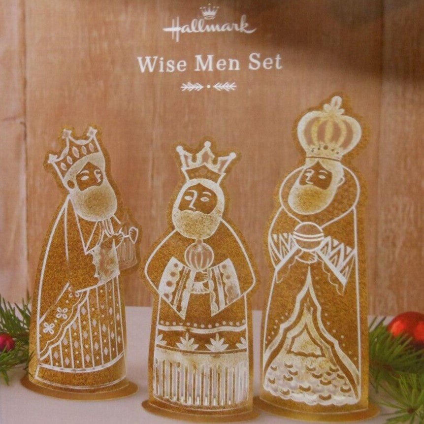 Pierced Metal Three Wise Men Set of 3