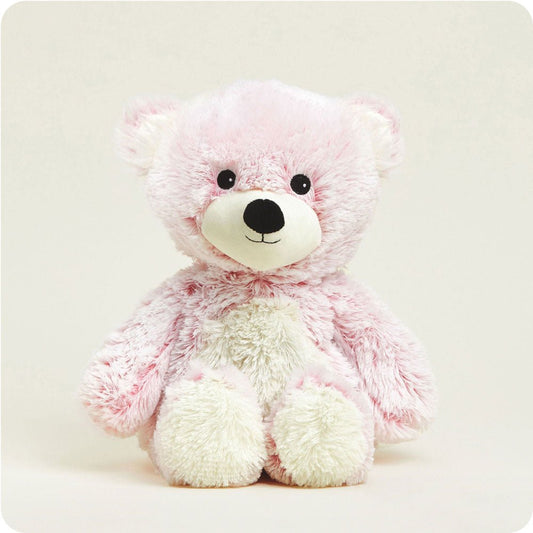 Pink Marshmallow Bear Warmies Plush