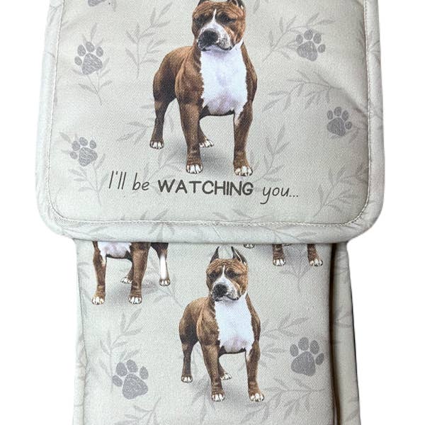 Pit Bull Oven Mitt Set