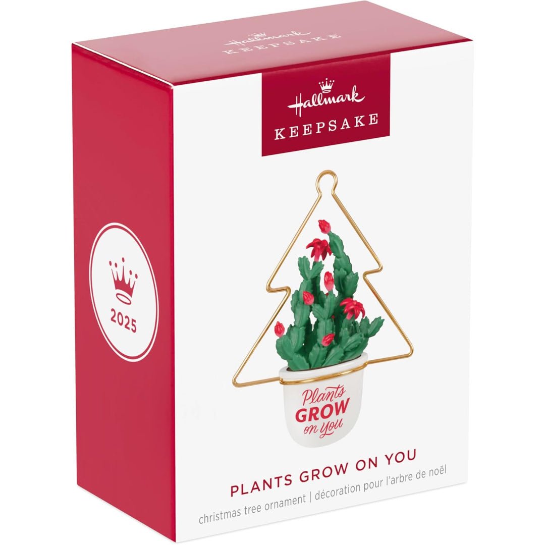 Plants Grow on You 2025 Keepsake Ornament