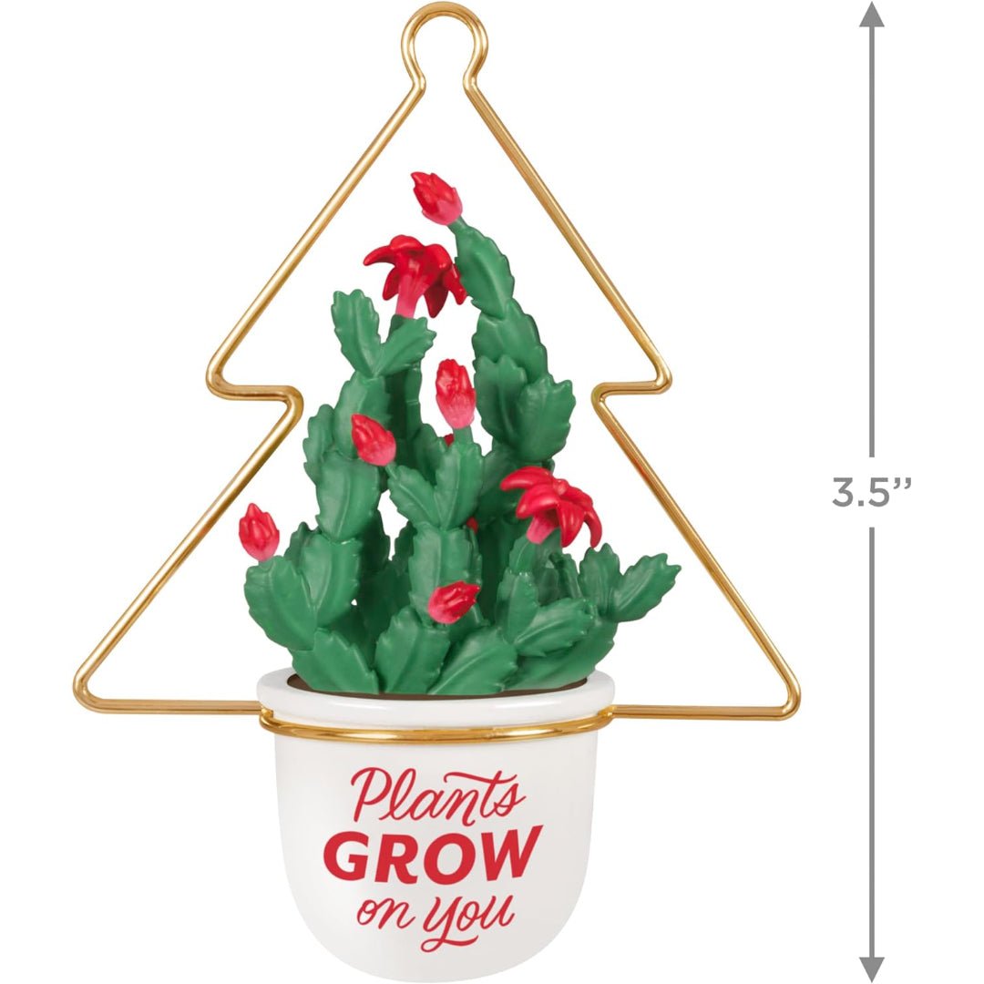 Plants Grow on You 2025 Keepsake Ornament